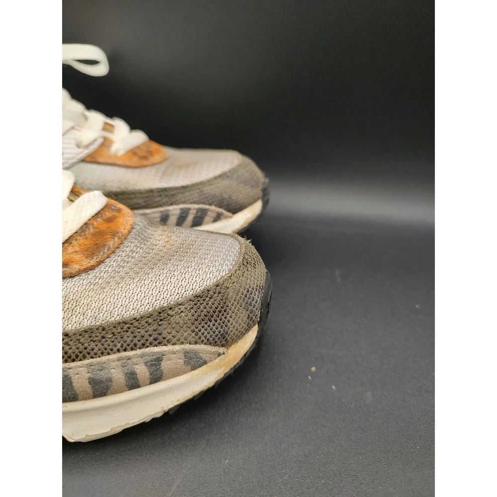 Nike Air Max 90 SE Safari Mix Animal Print Kids Shoes 4Y DZ4844-001